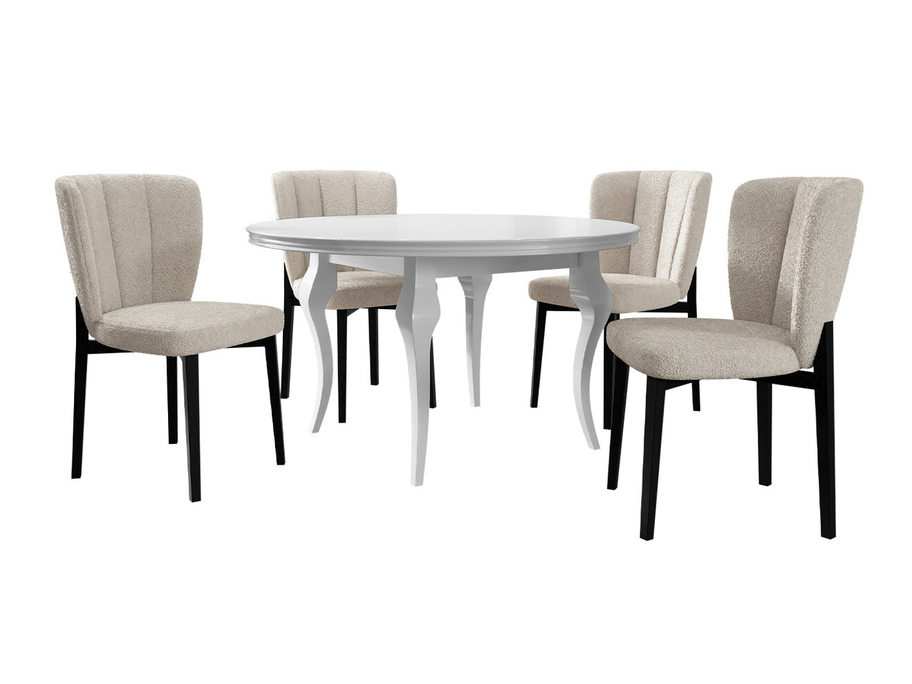 Conjunto de mesas y sillas para comedor Racine 141 (Baloo 2074)