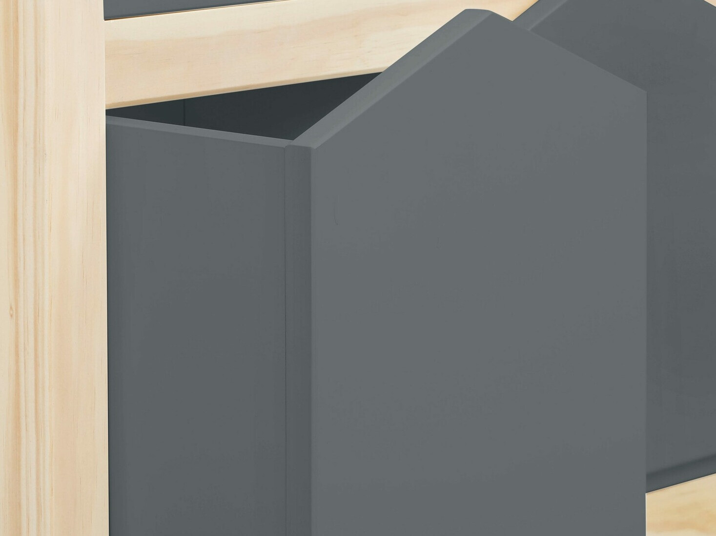 Estantería Fenmele 106 (Gris + Luminoso madera)