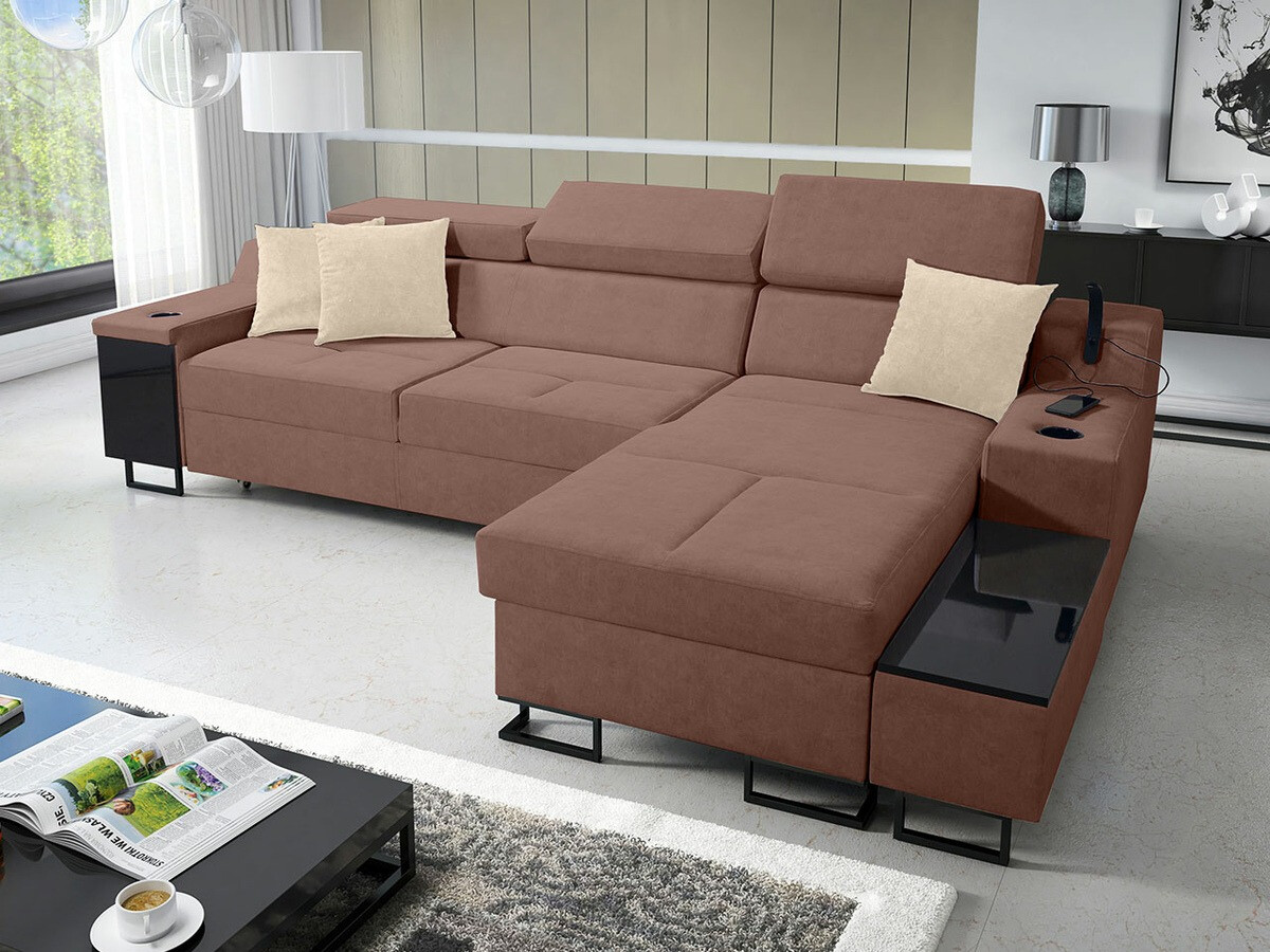 Sofá rinconero Sarasota 159 (Uttario Velvet 2955 + Uttario Velvet 2978)