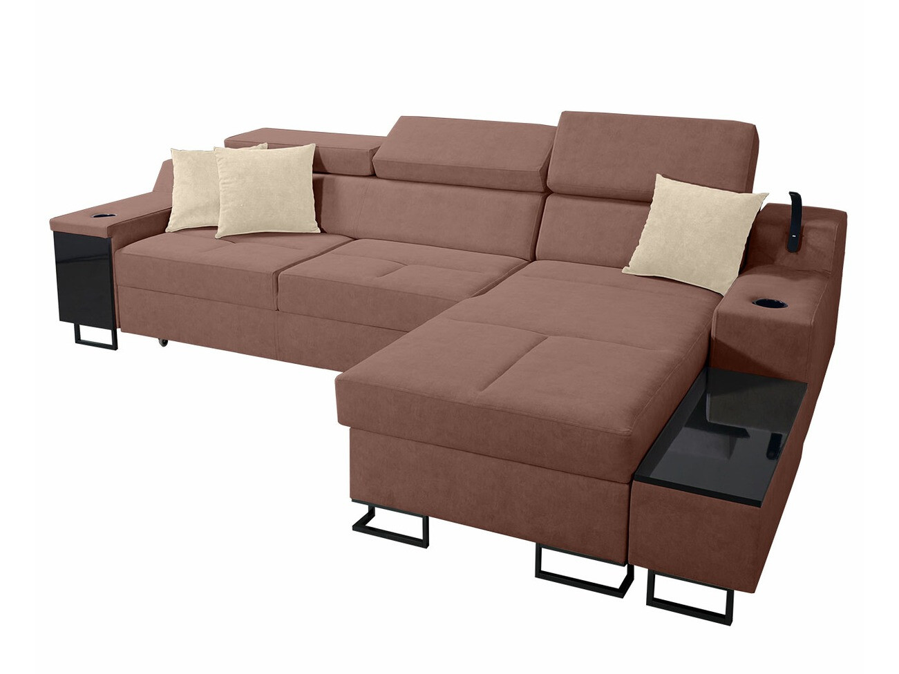 Sofá rinconero Sarasota 159 (Uttario Velvet 2955 + Uttario Velvet 2978)