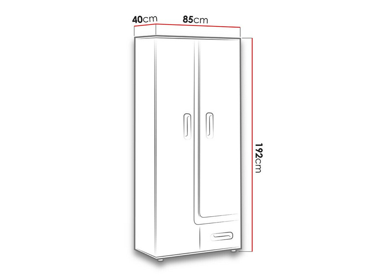 Estantería Levtala 103 (Antracita + Blanco + Rosa)