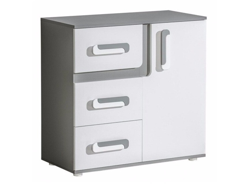 Cómoda Levtala 108 (Antracita + Blanco)