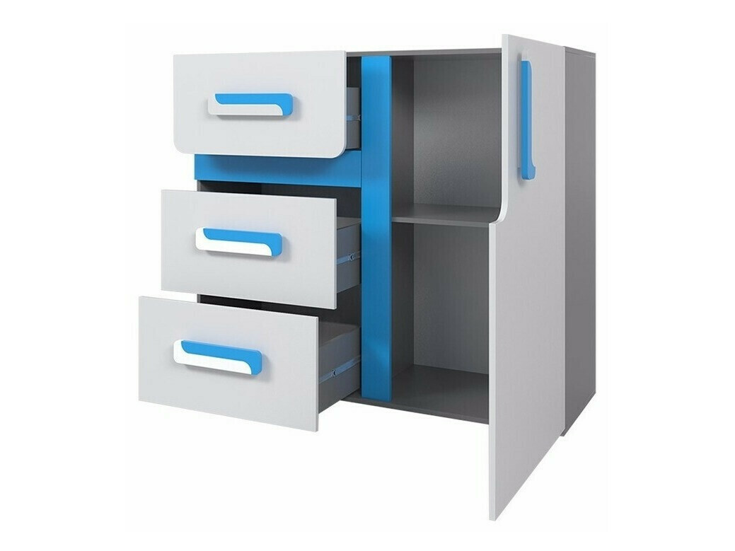 Cómoda Levtala 108 (Roble claro + Blanco)