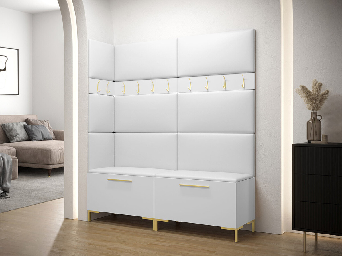 Conjunto para recibidor Nomal V (Cuero ecológico Soft 017)