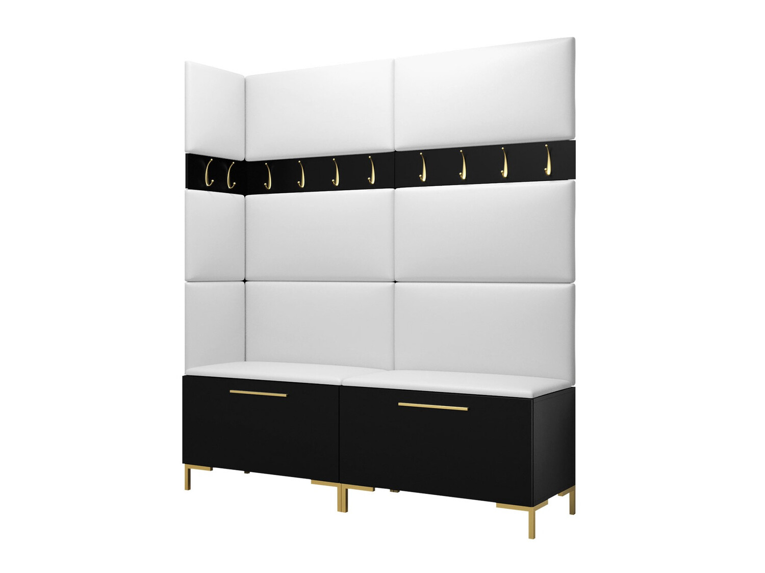 Conjunto para recibidor Nomal V (Cuero ecológico Soft 017)