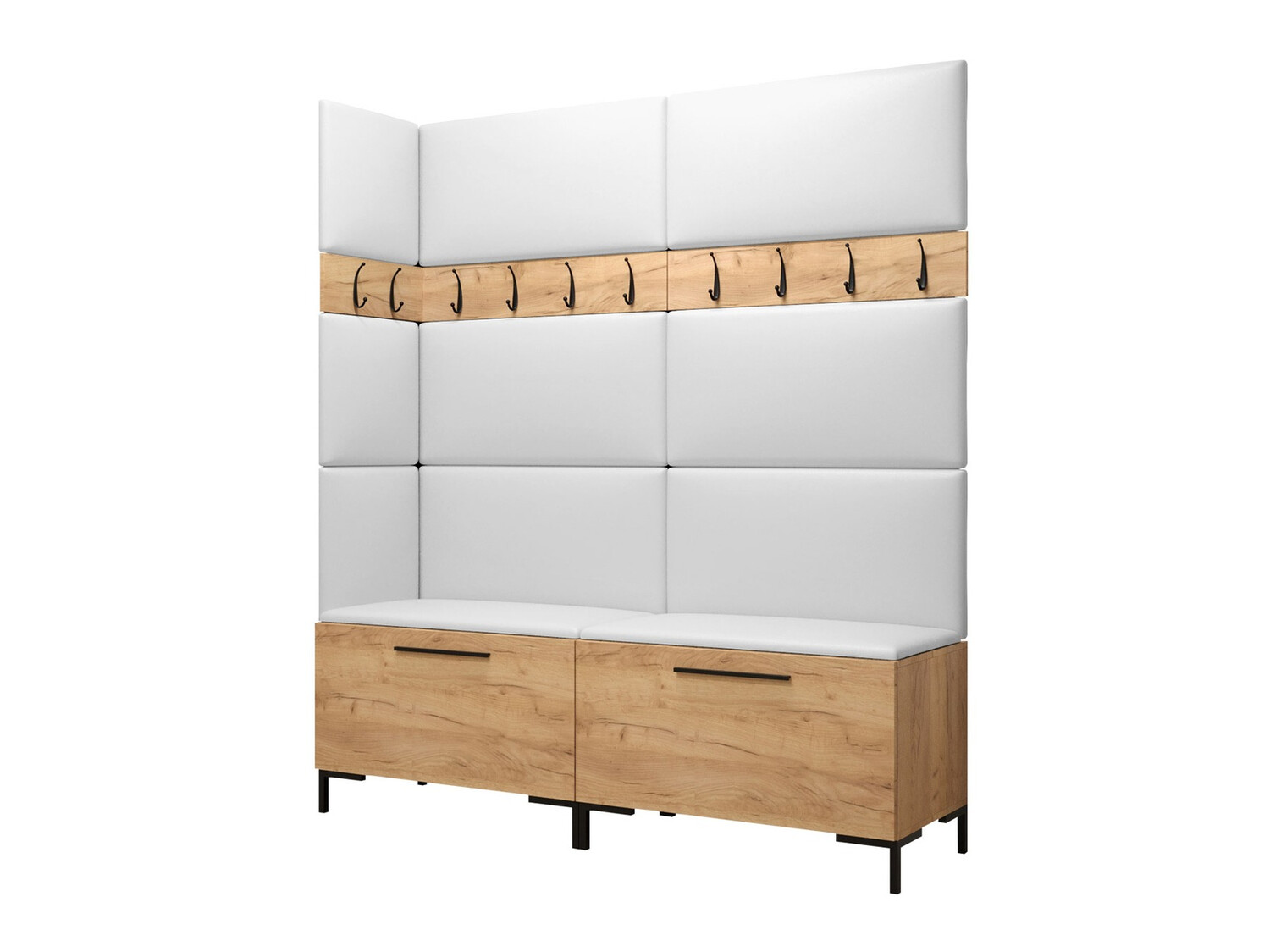 Conjunto para recibidor Tivsoa 104 (Cuero ecológico Soft 017)