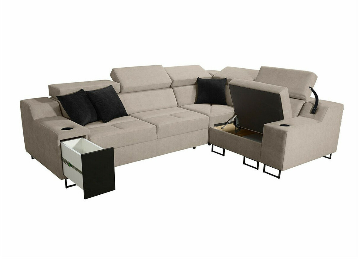 Sofá rinconero Sarasota 136 (Uttario Velvet 2967 + Uttario Velvet 2973)