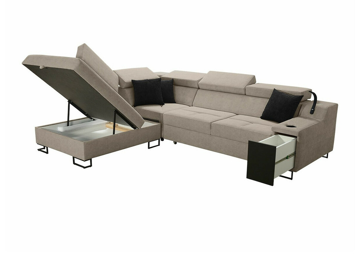 Sofá rinconero Sarasota 138 (Uttario Velvet 2980 + Uttario Velvet 2973)