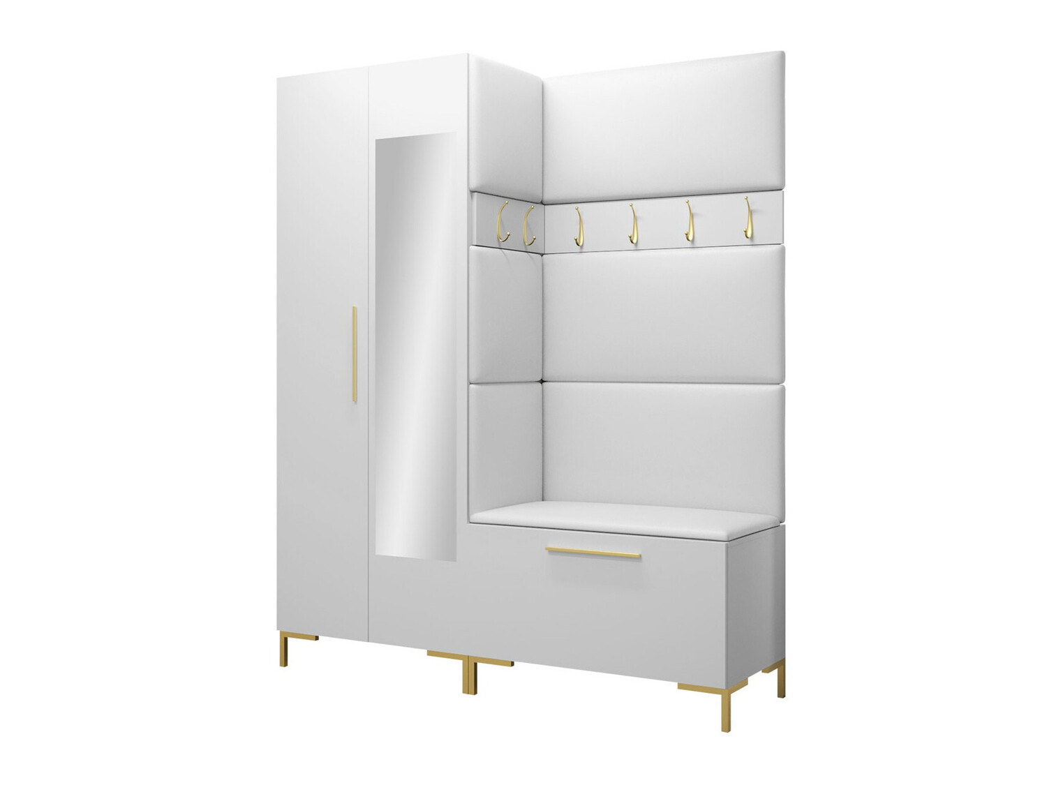 Conjunto para recibidor Nomal IX (Cuero ecológico Soft 017)