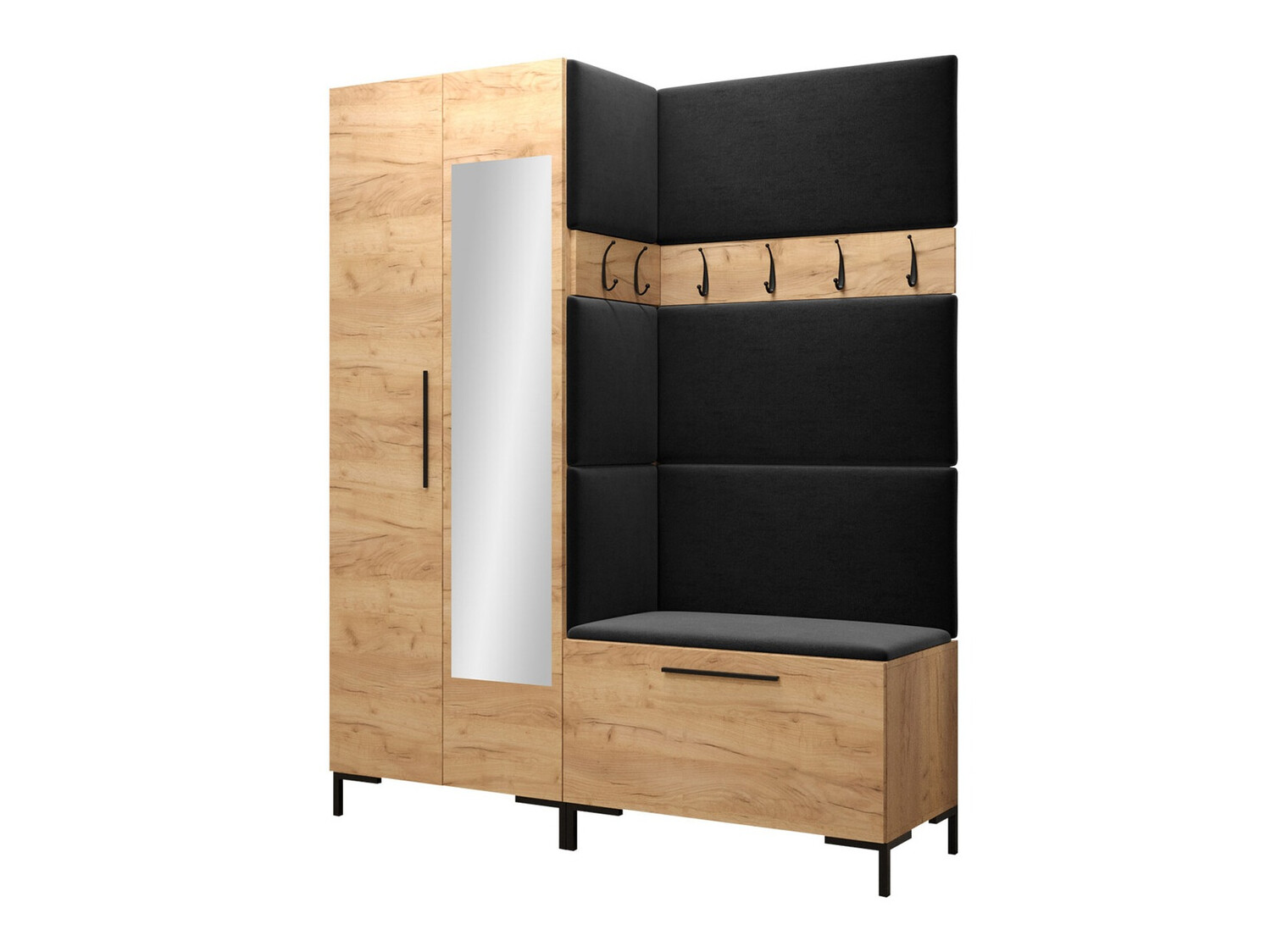 Conjunto para recibidor Tivsoa 107 (Cuero ecológico Soft 011)