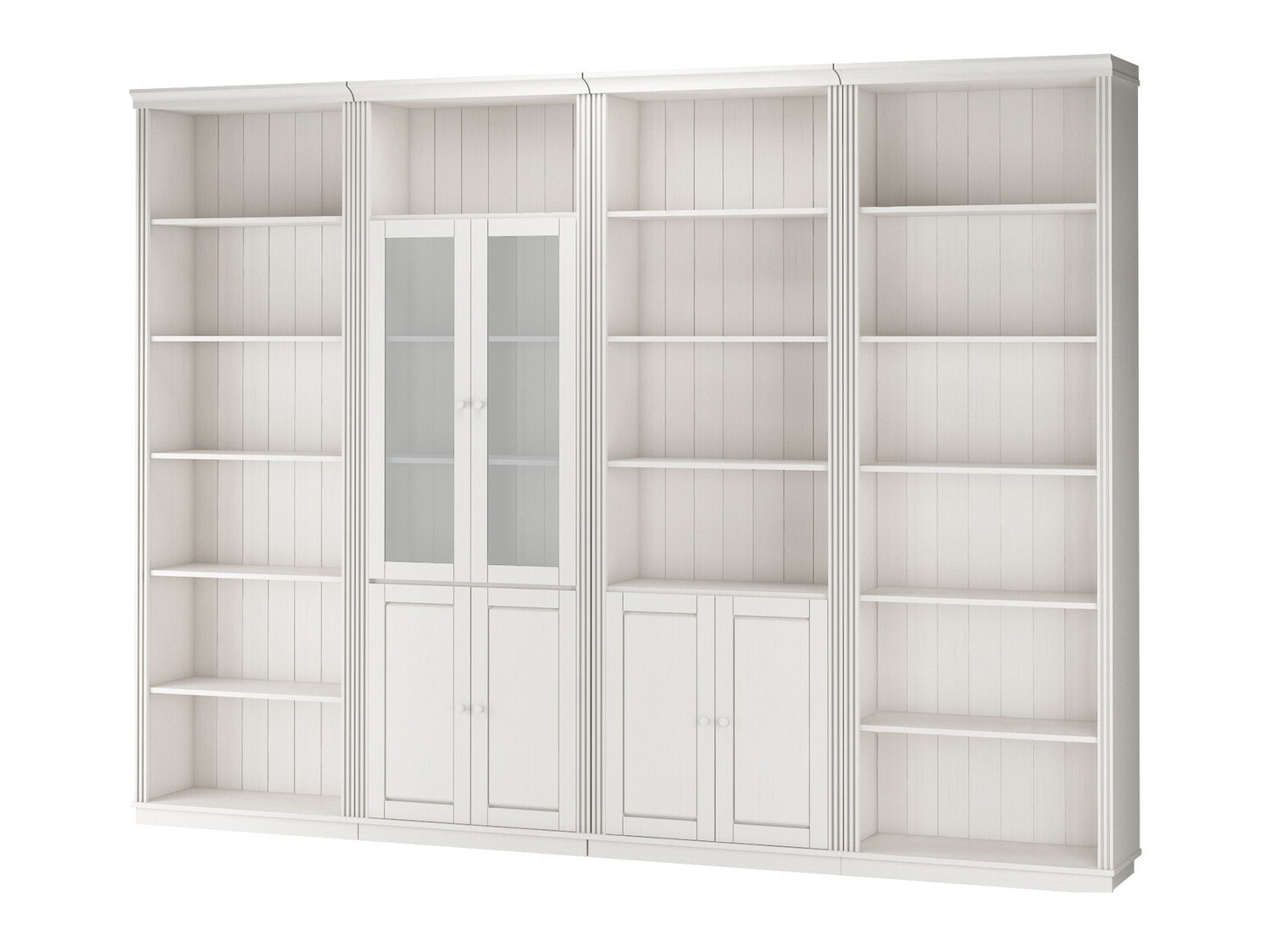 Conjunto de estantería Saltoro 112 (Blanco)