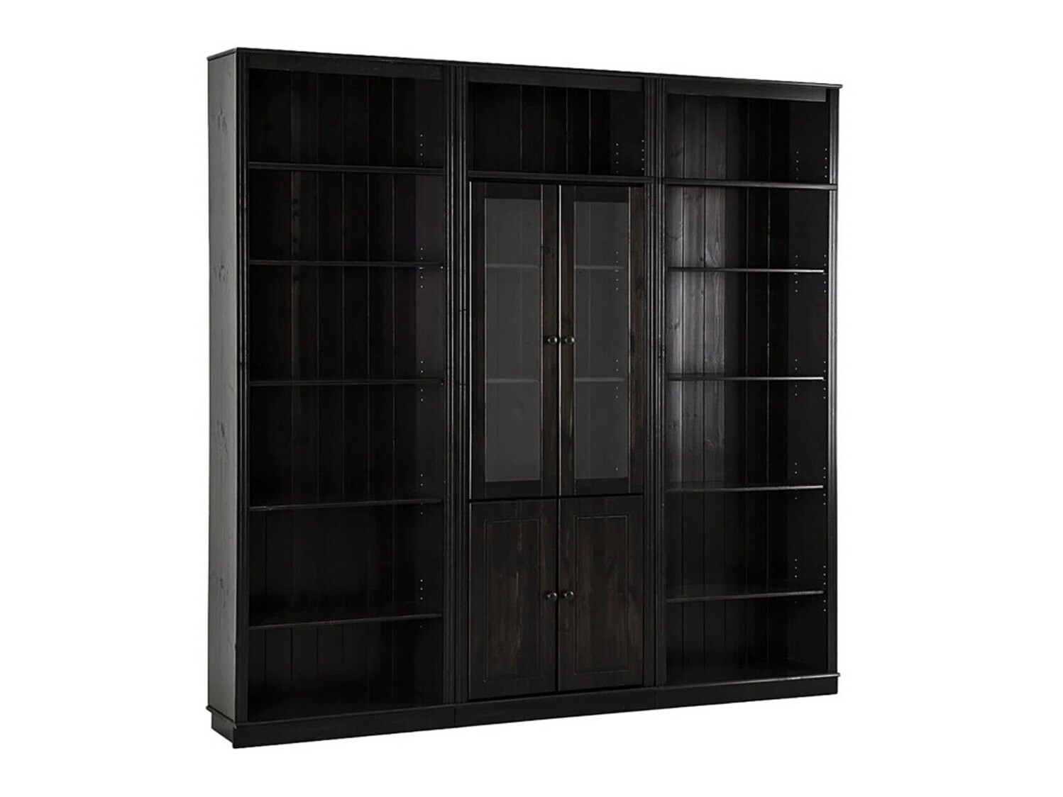 Conjunto de estantería Saltoro 113 (Marrón oscuro)