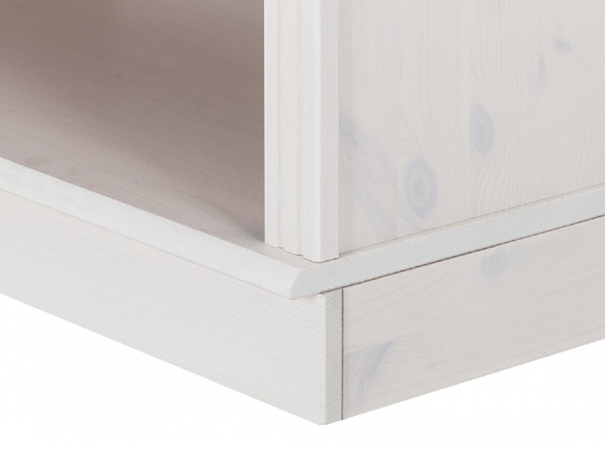 Conjunto de estantería Saltoro 116 (Blanco + Miel de roble)