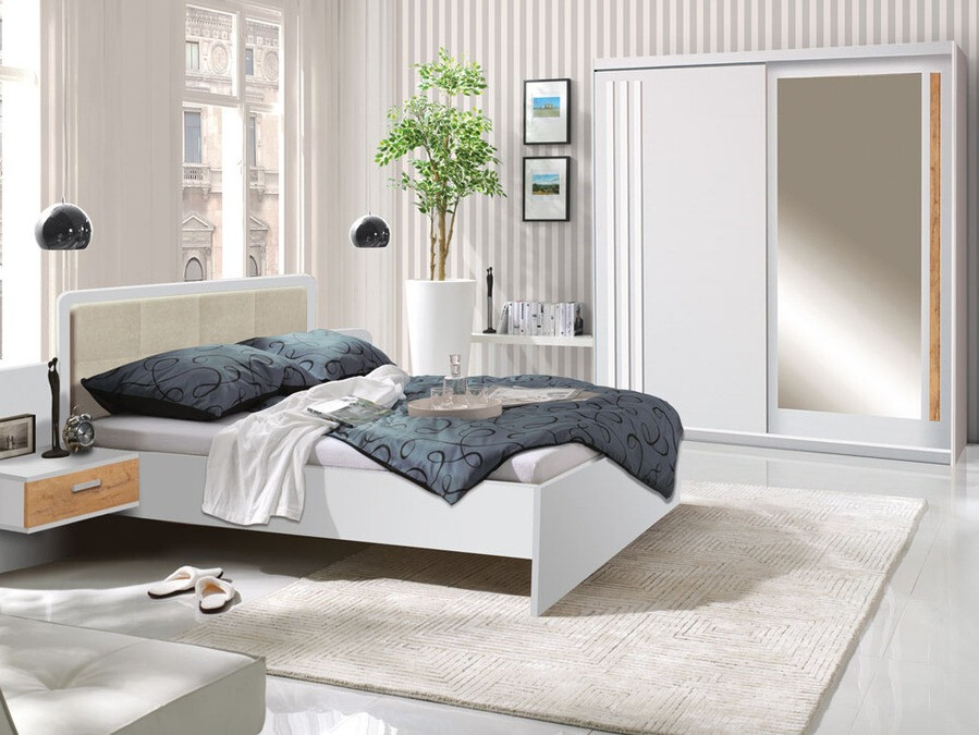 Armario Aviromu 101 (Andersen pino + Blanco)