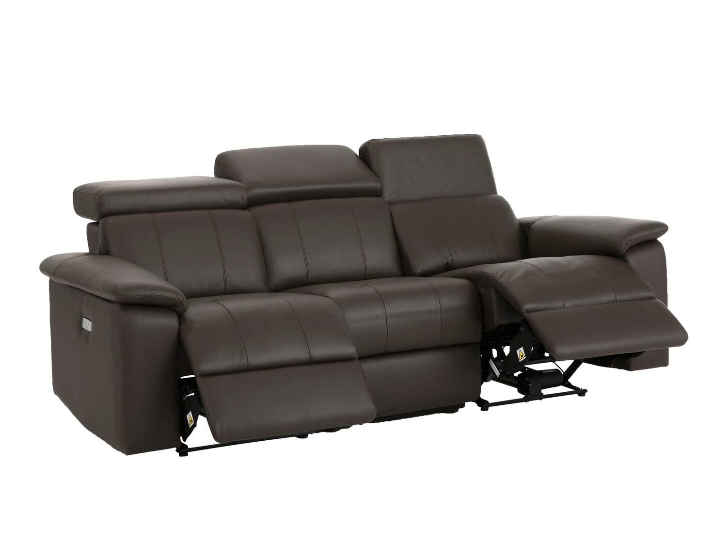 Sofá reclinable Denton 644 (Marrón)