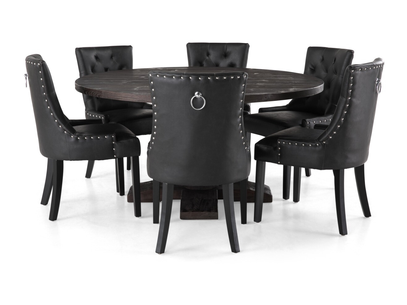 Conjunto de comedor Manor House 187 (Negro)