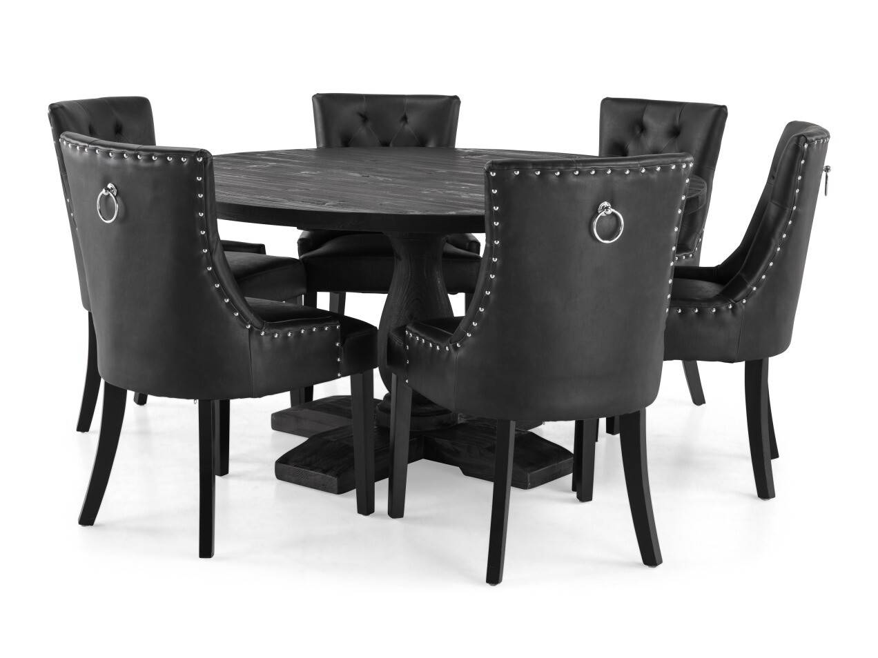 Conjunto de comedor Manor House 187 (Negro)