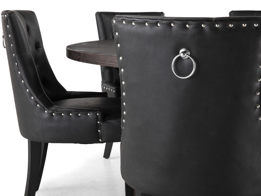 Conjunto de comedor Manor House 187 (Negro)