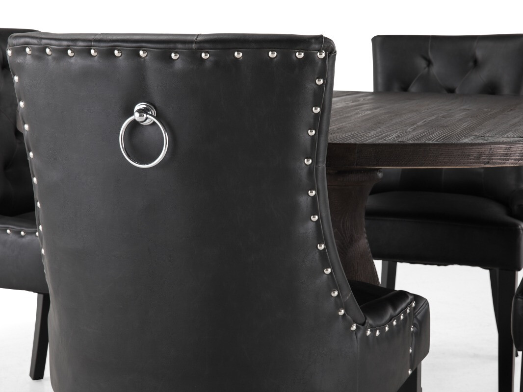 Conjunto de comedor Manor House 188 (Negro)