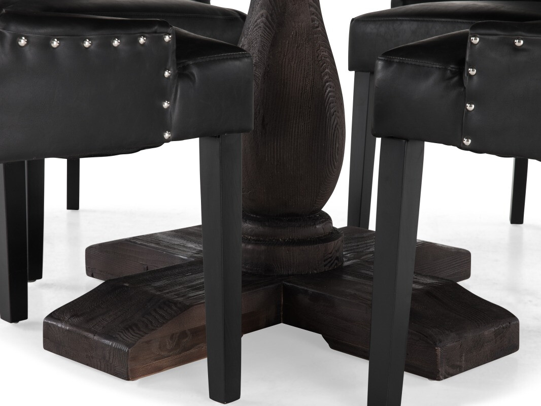 Conjunto de comedor Manor House 188 (Negro)
