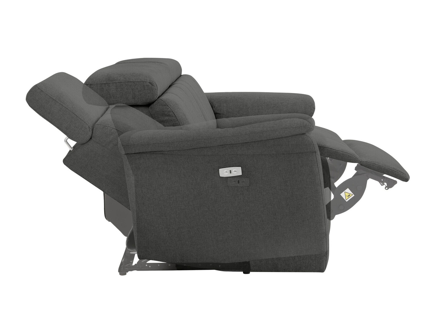 Sofá reclinable Denton 650 (Antracita)