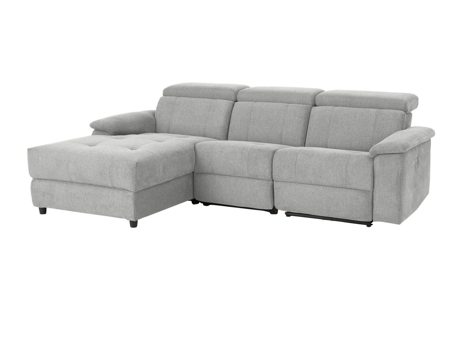 Sillón reclinable de ángulo suave Denton 1502 (Gris claro)
