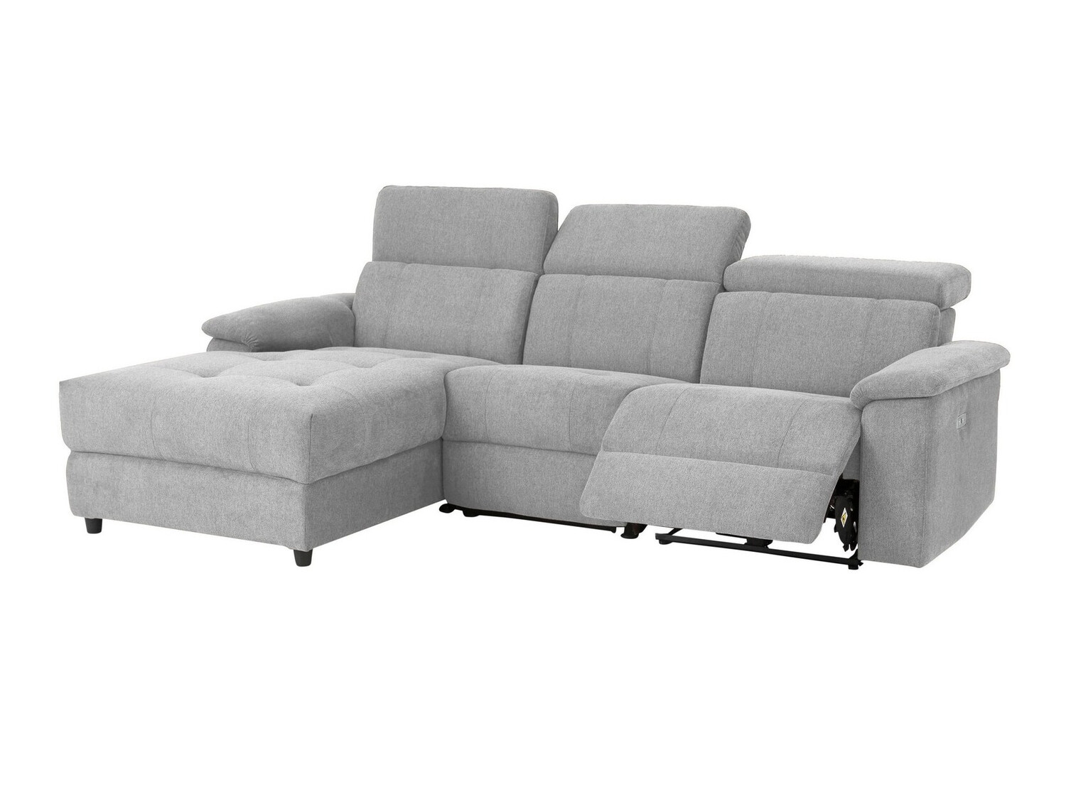 Sillón reclinable de ángulo suave Denton 1502 (Gris claro)