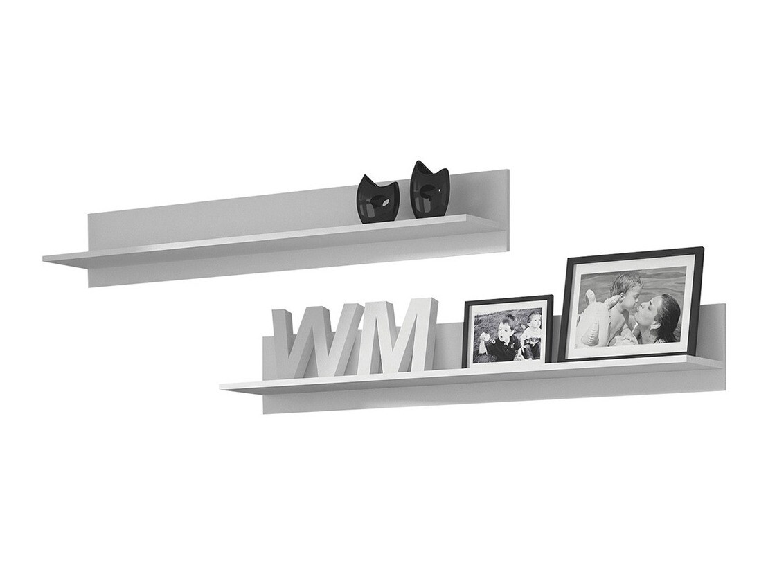 Conjunto de estanterías colgantes Tornola 104 (Blanco)