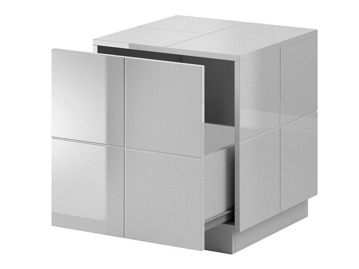 Conjunto de mesitas de noche Charlotte 134 (Negro brillante)