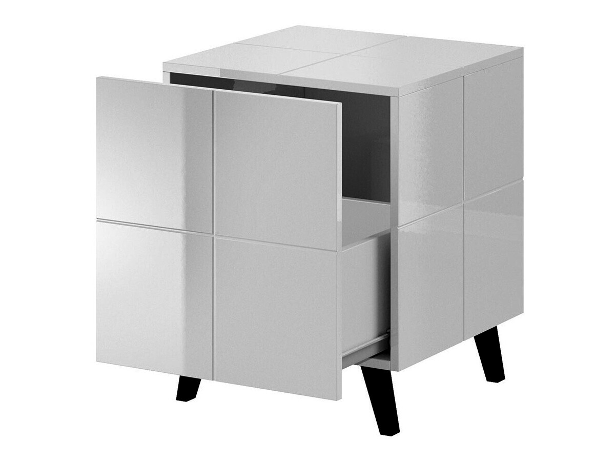 Conjunto de mesitas de noche Charlotte 134 (Negro brillante)