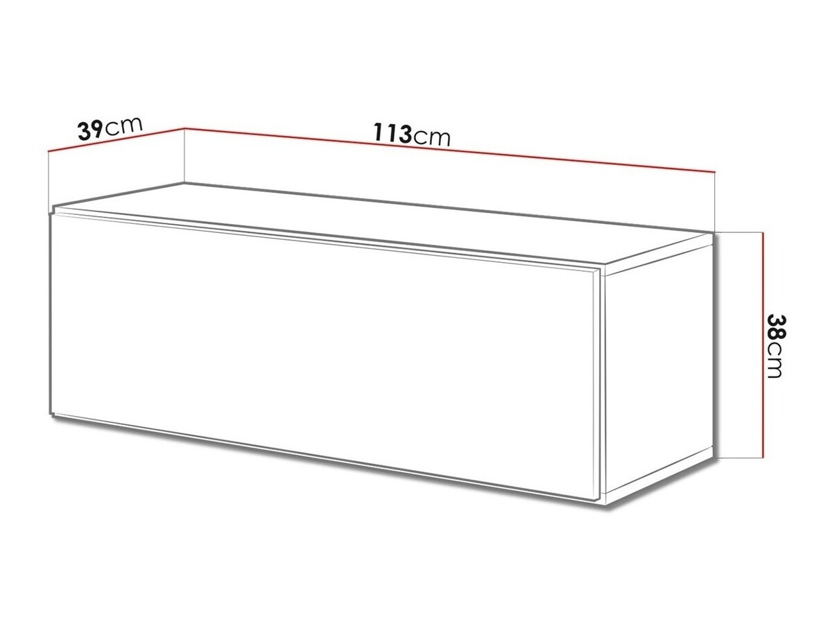 Mueble TV Corbele 100 (Negro)