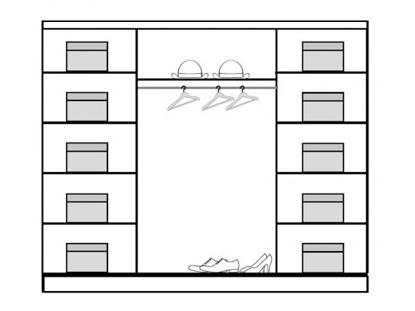 Armario Reno 116 (Roble Sonoma)