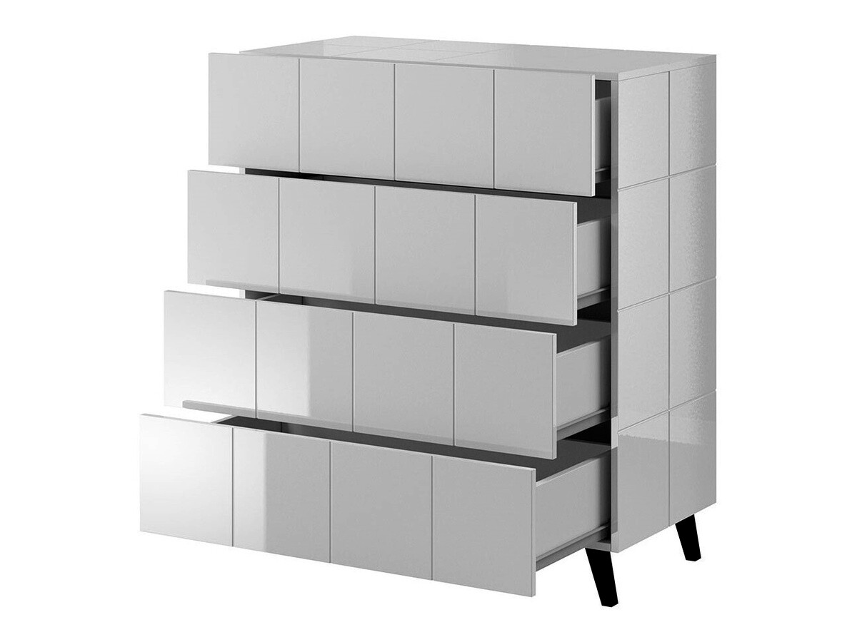 Cómoda Charlotte 133 (Negro brillante)