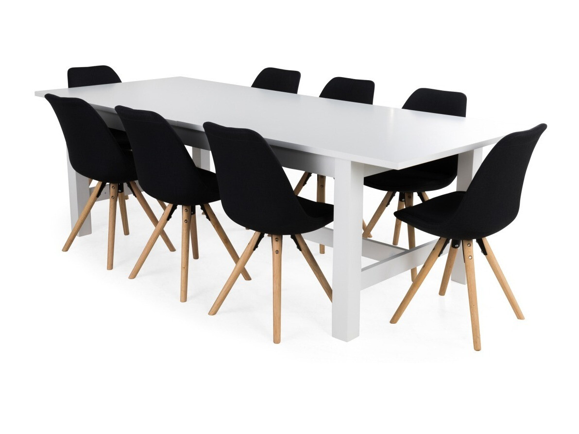 Conjunto de comedor Scandinavian Choice 640 (Gris + Marrón)