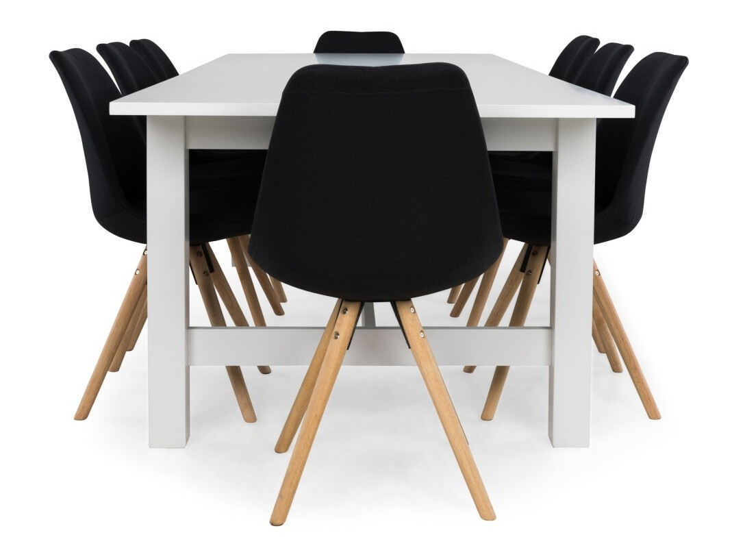 Conjunto de comedor Scandinavian Choice 640 (Gris + Marrón)