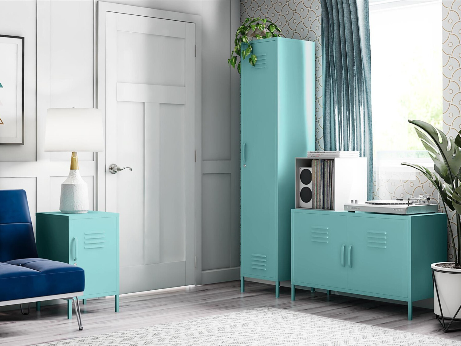 Aparador Novogratz Sersoni 102 (Turquesa)
