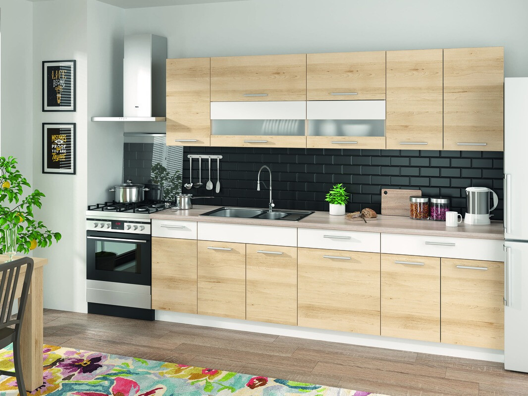 Mueble modular con cajón y puertas. Mode Beech 109