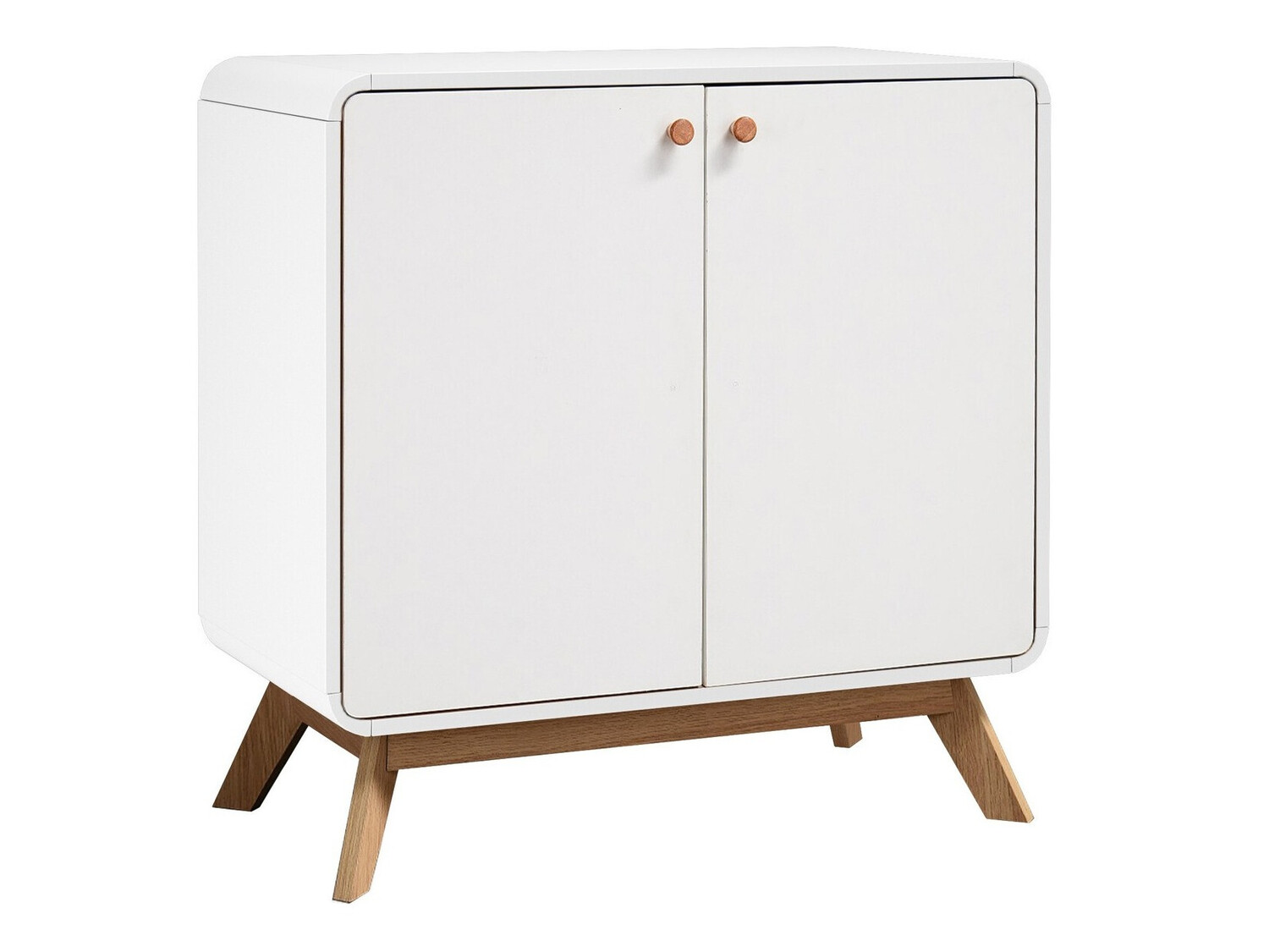 Aparador Elbtena 105 (Blanco + Roble)