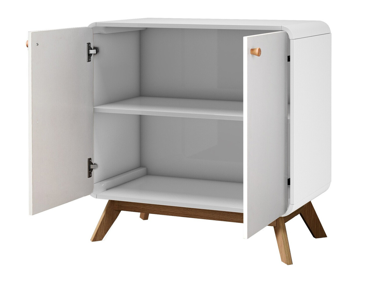 Aparador Elbtena 105 (Blanco + Roble)