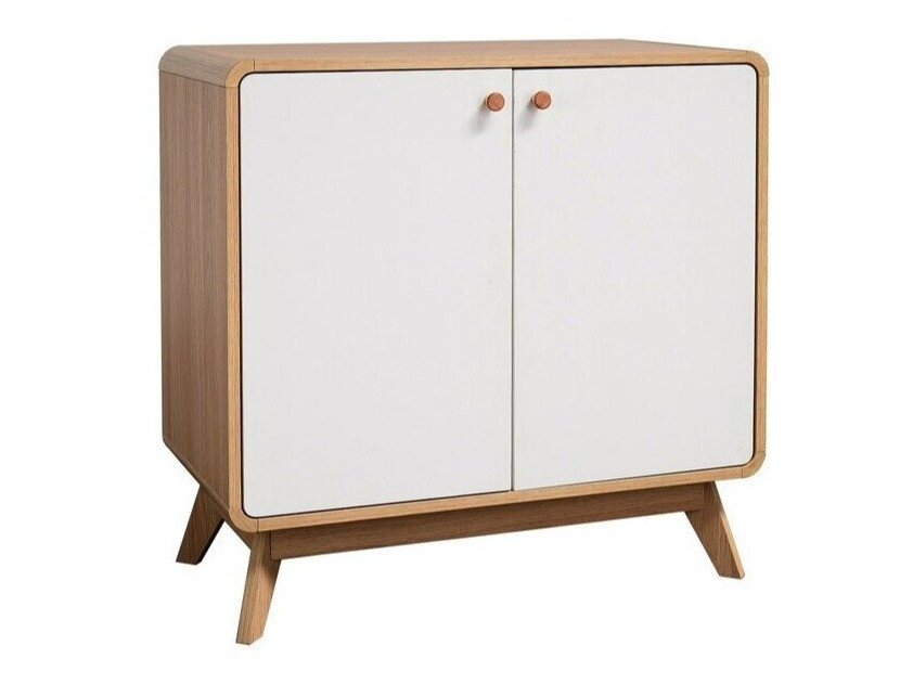 Aparador Elbtena 105 (Roble + Blanco)