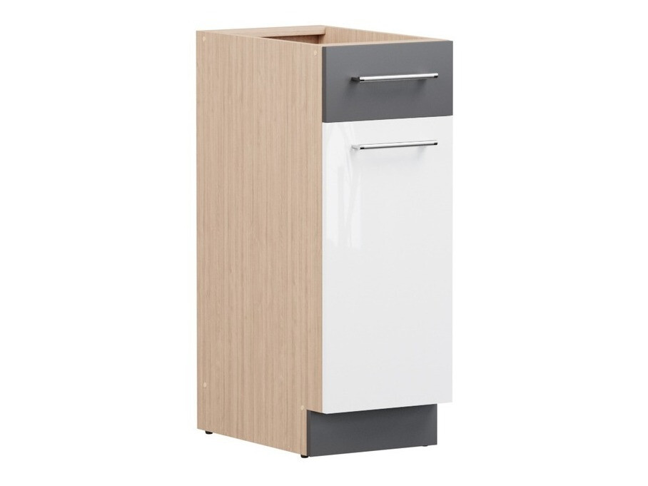 Mueble modular con cajón y puertas. Mode White 109
