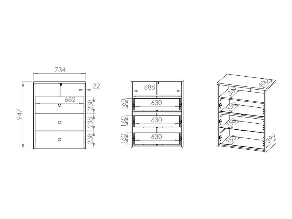Cómoda Madison L110