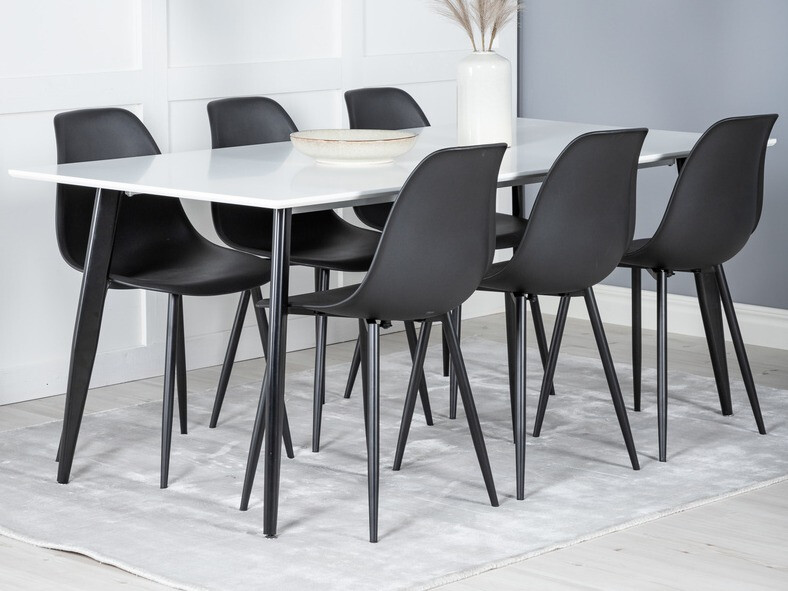 Mesa Dallas 127 (Blanco + Negro)