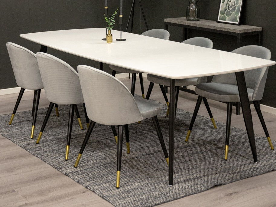 Mesa Dallas 131 (Blanco + Negro)