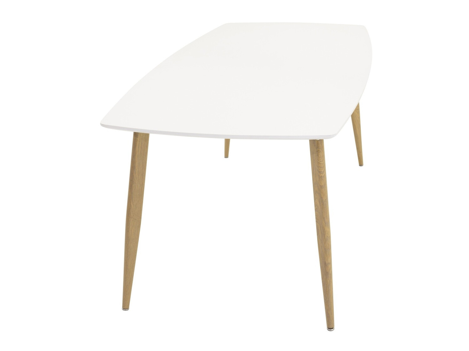Mesa Dallas 131 (Blanco + roble)