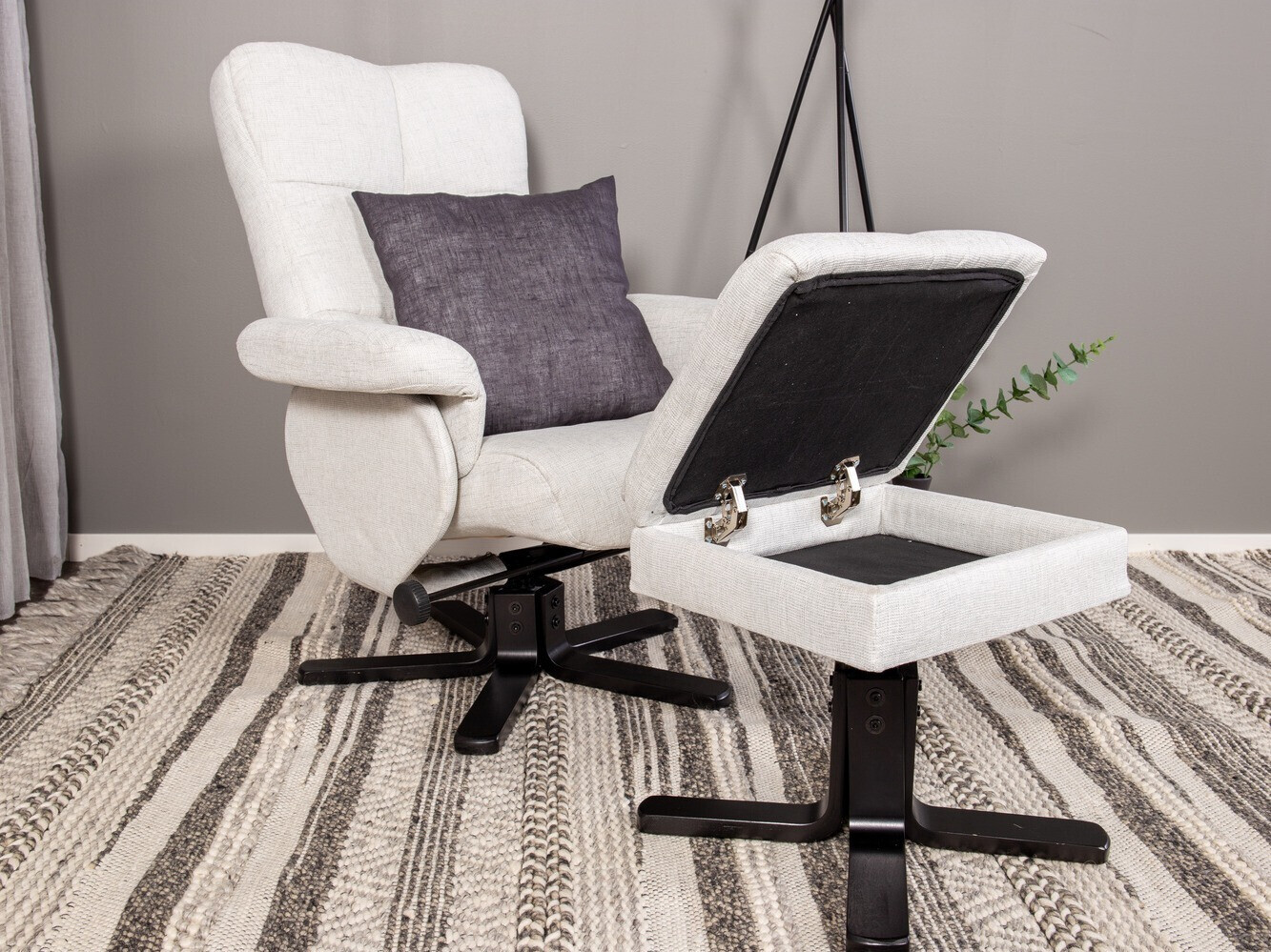 Sillón Dallas 1568 (Gris claro)