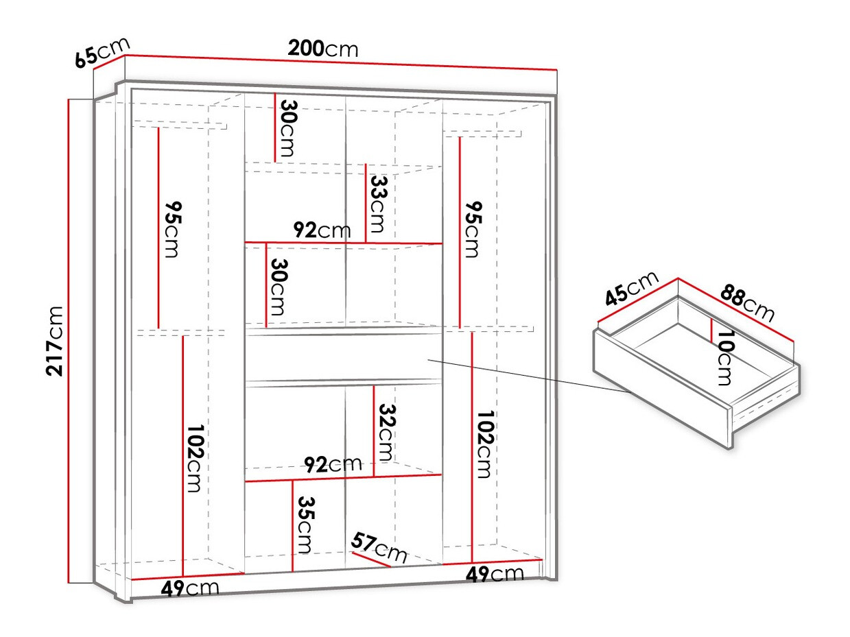 Armario Honolulu 270