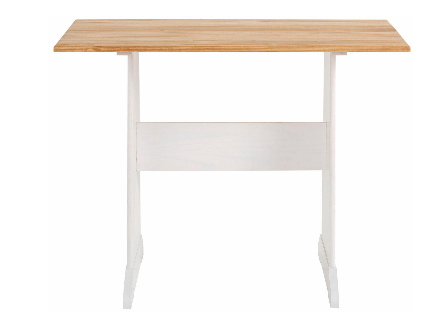 Banco esquinero Denton 204 (Blanco + Pino)