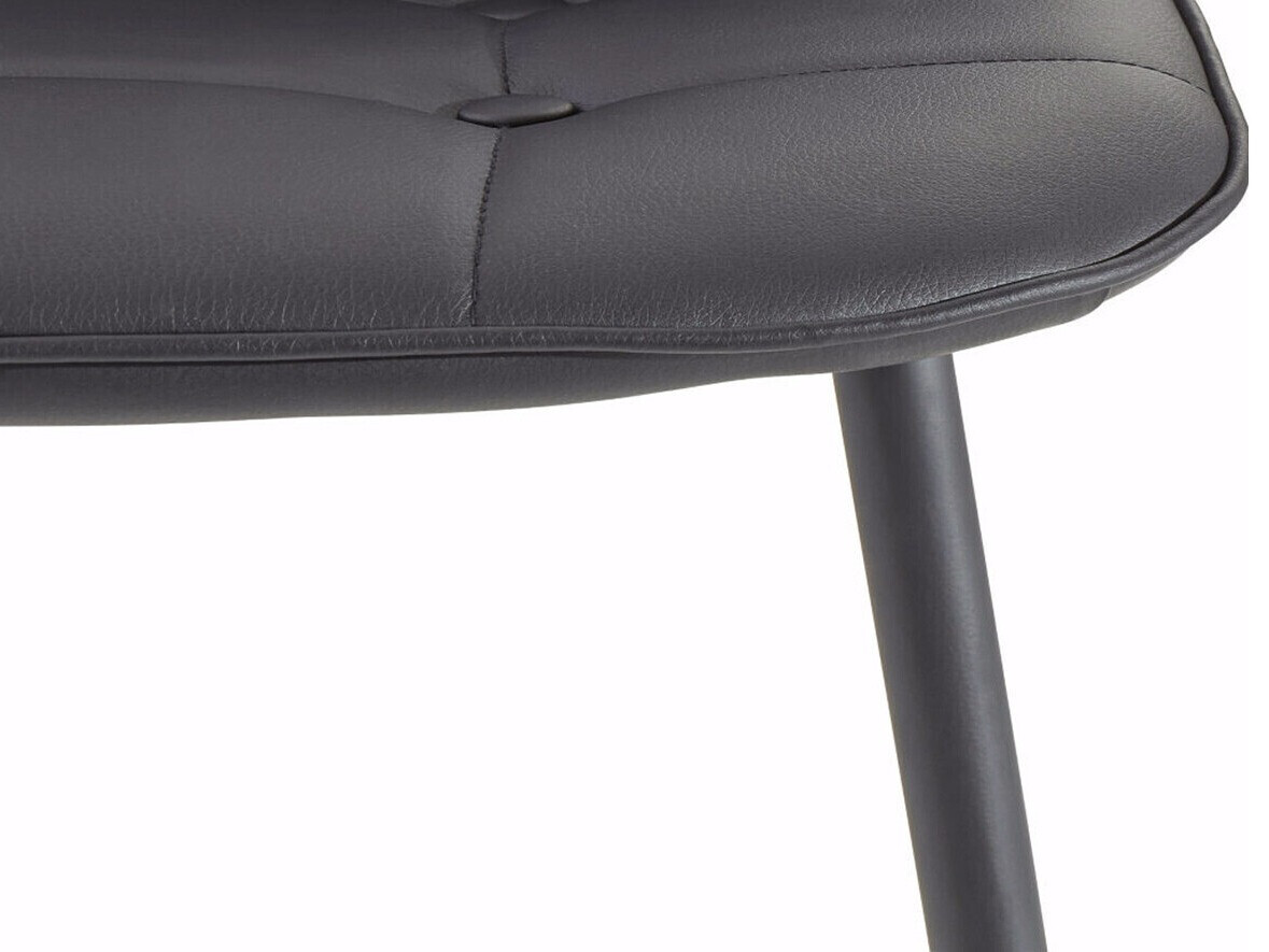 Conjunto de mesas y sillas para comedor Denton 274 (Blanco + Negro)