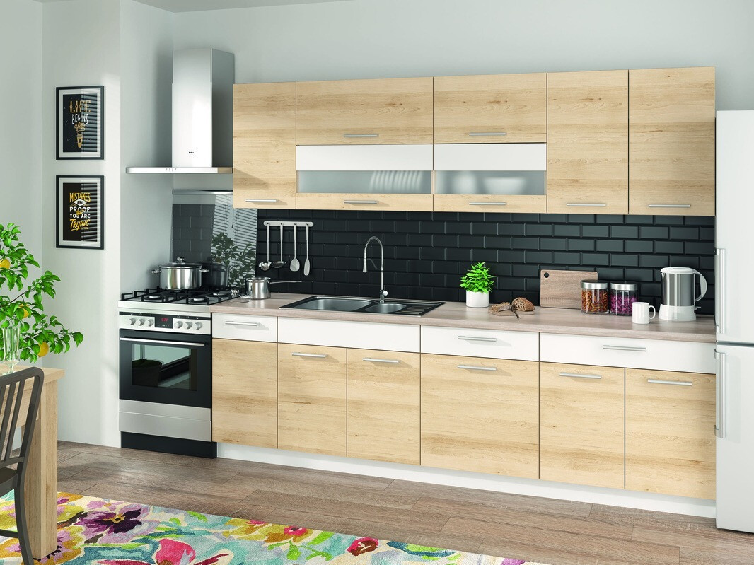 Mueble modular con cajón y puertas. Mode Beech 112